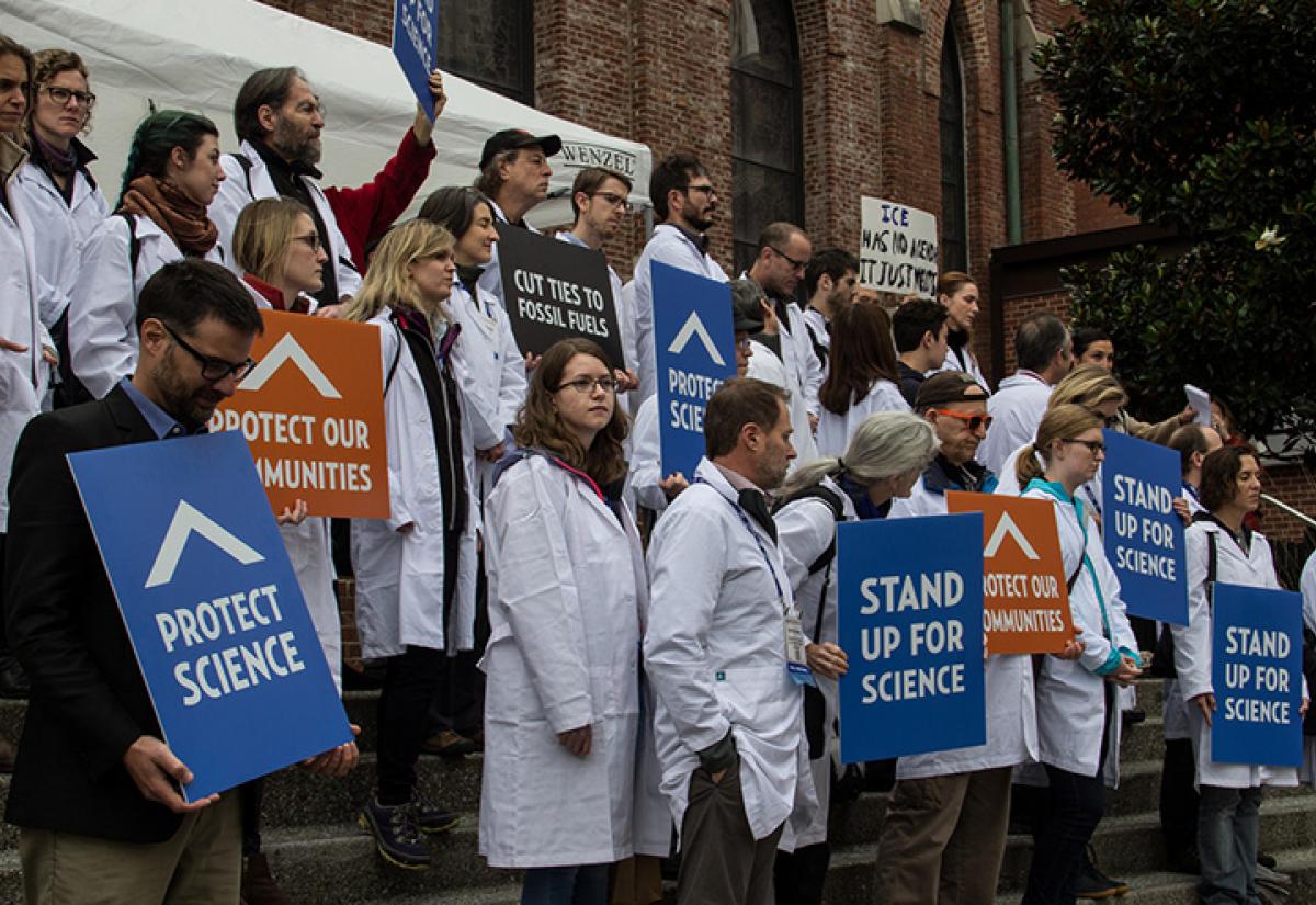 Stand Up For Science rally 
