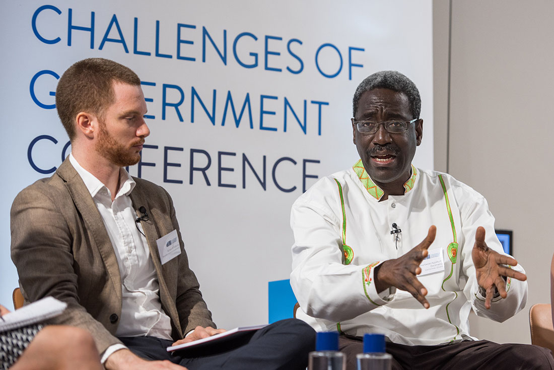 Martin Williams and Nana Agyekum-Dwamena at the 2017 Challenges of Government Conference 