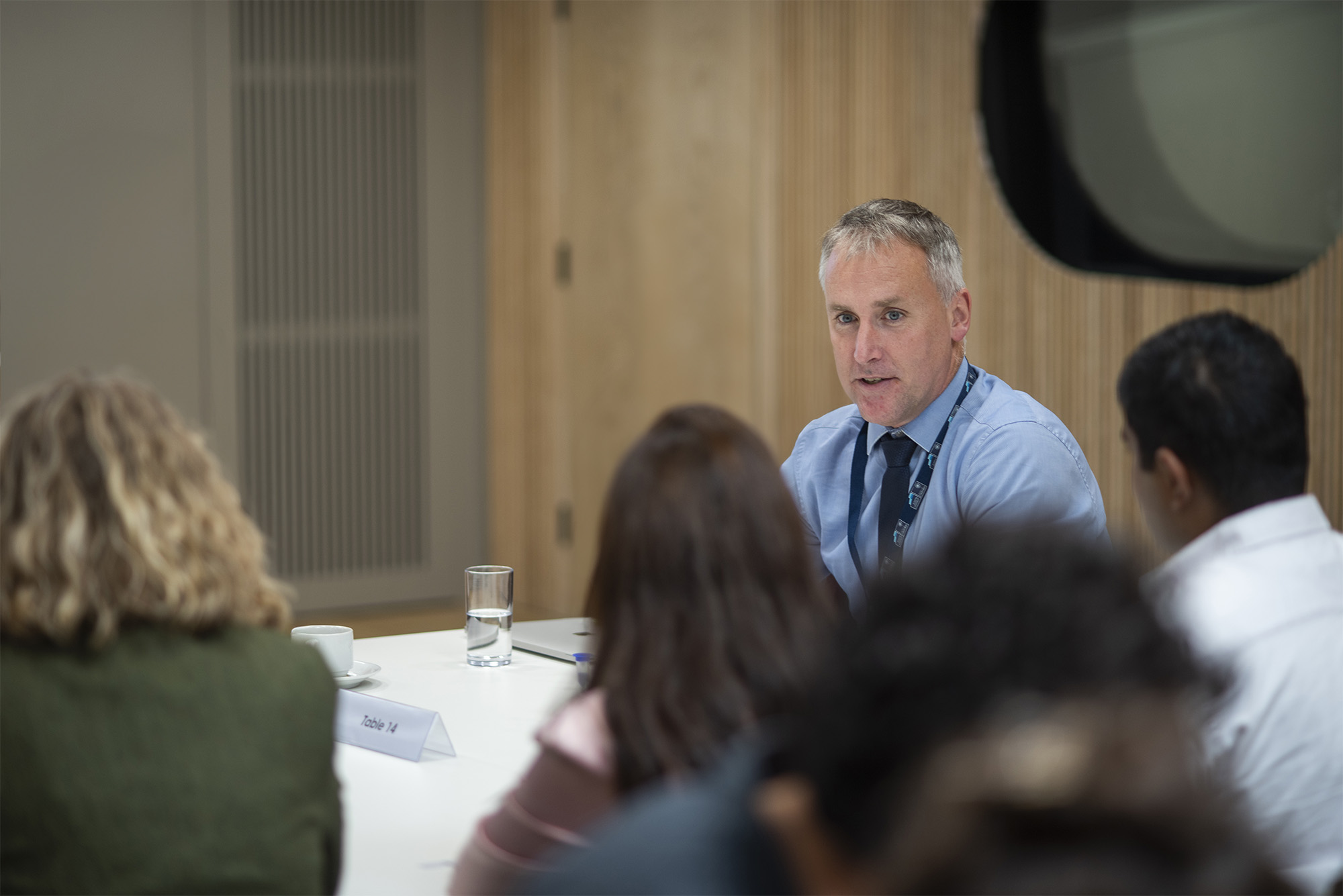 Ciaran Martin running a group workshop 