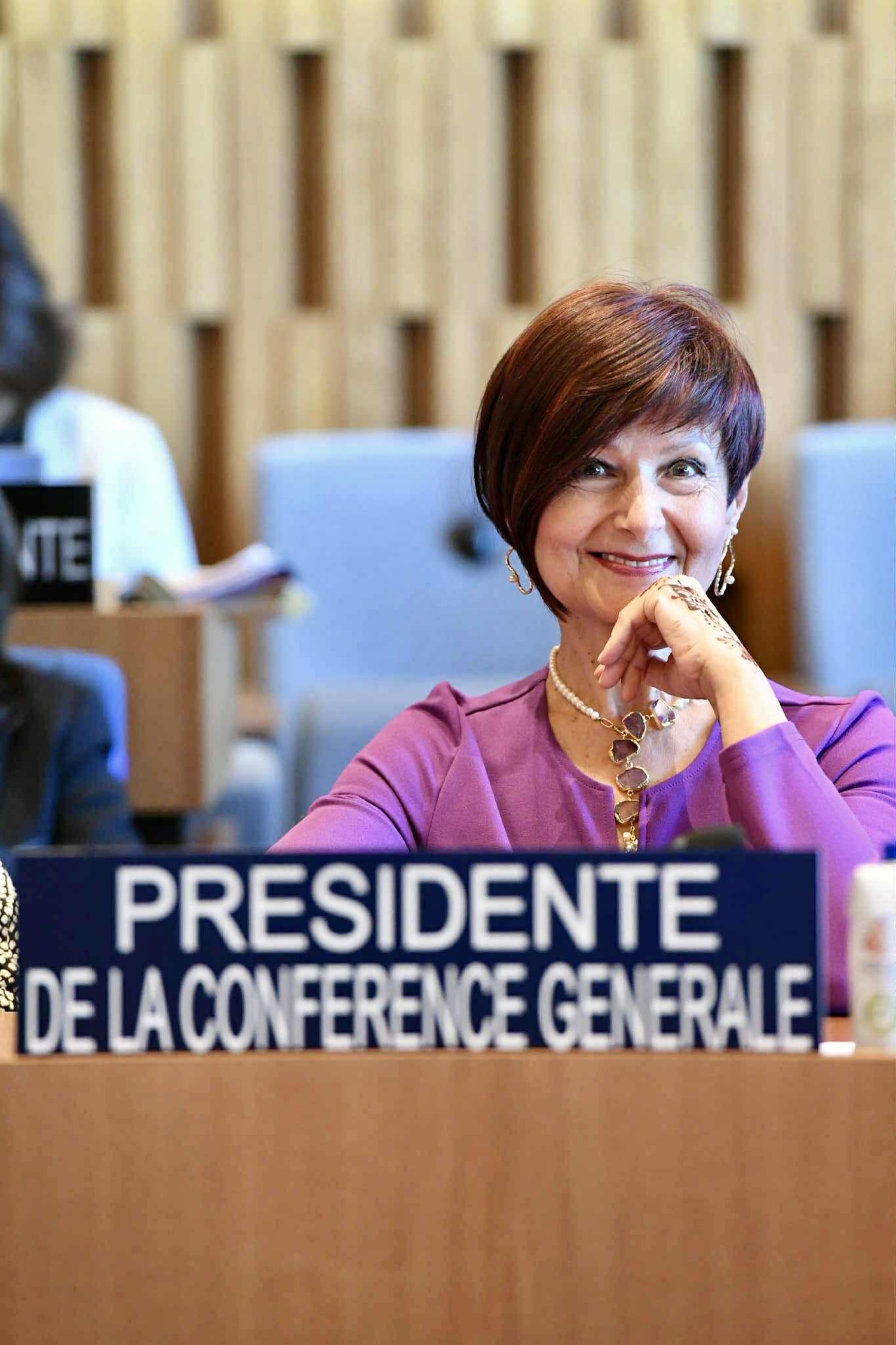 UNESCO president Simona Miculescu