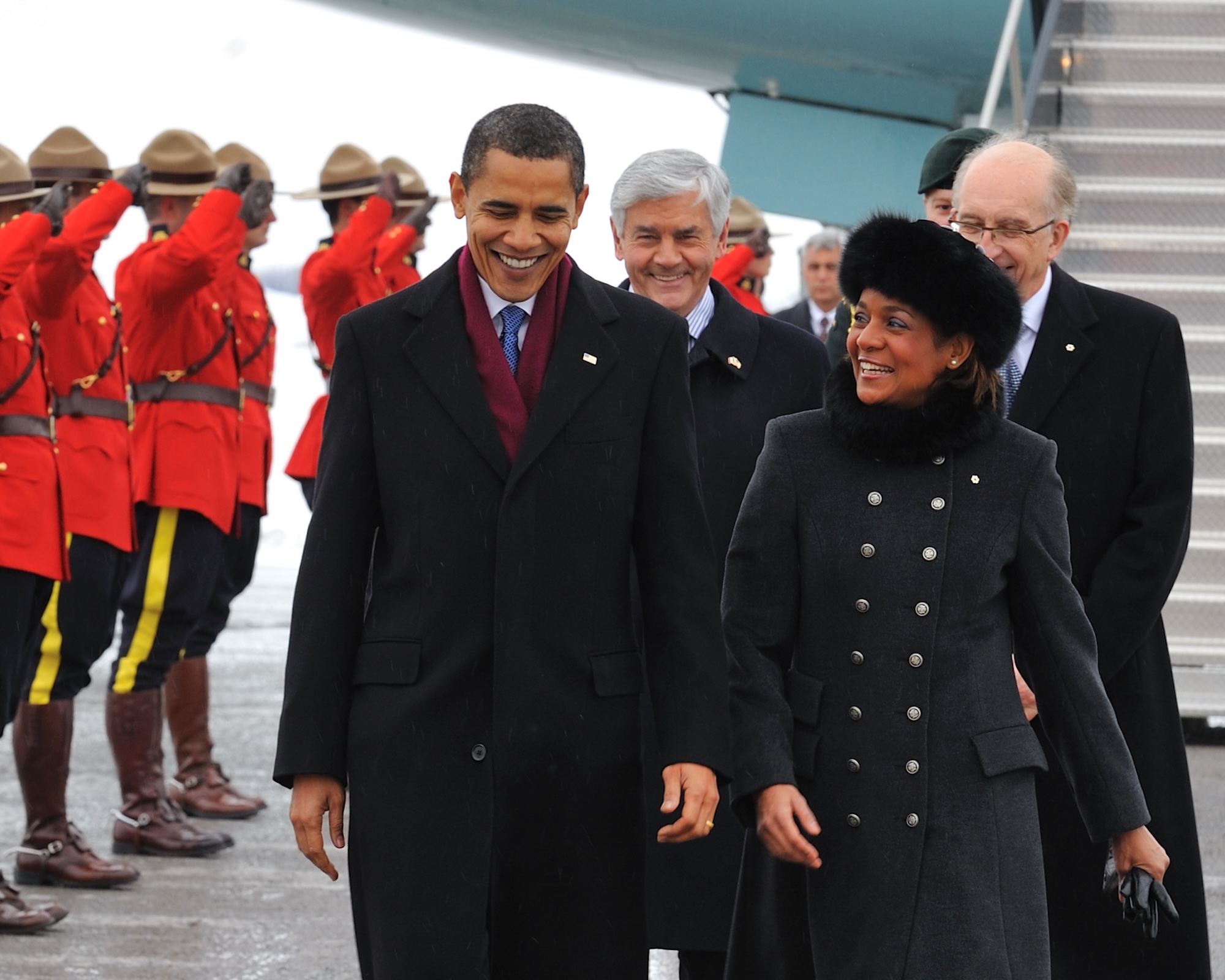Michaëlle Jean and Obama