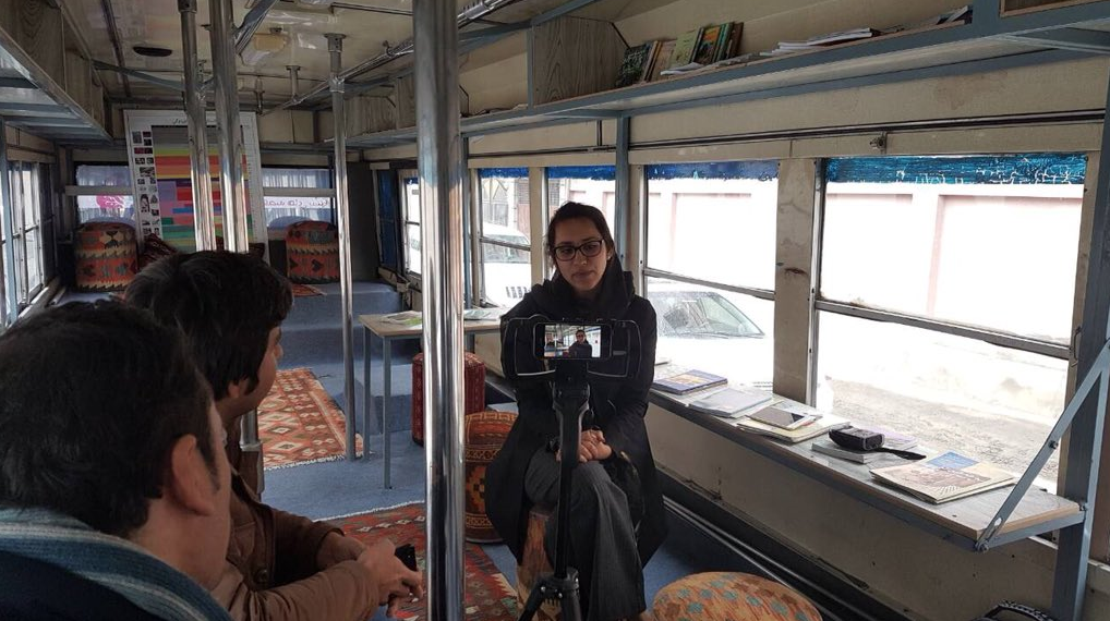 Charmaghz Mobile library Afghanistan