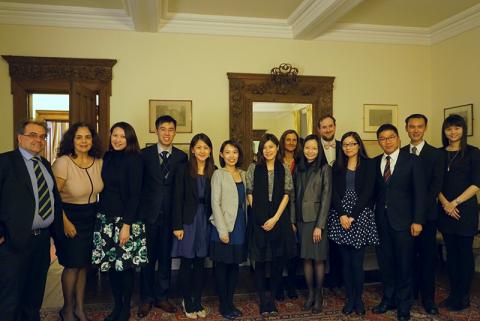 Hong Kong Government Fellows and faculty