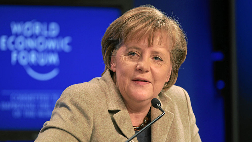 Angela Merkel at World Economic Forum 2011