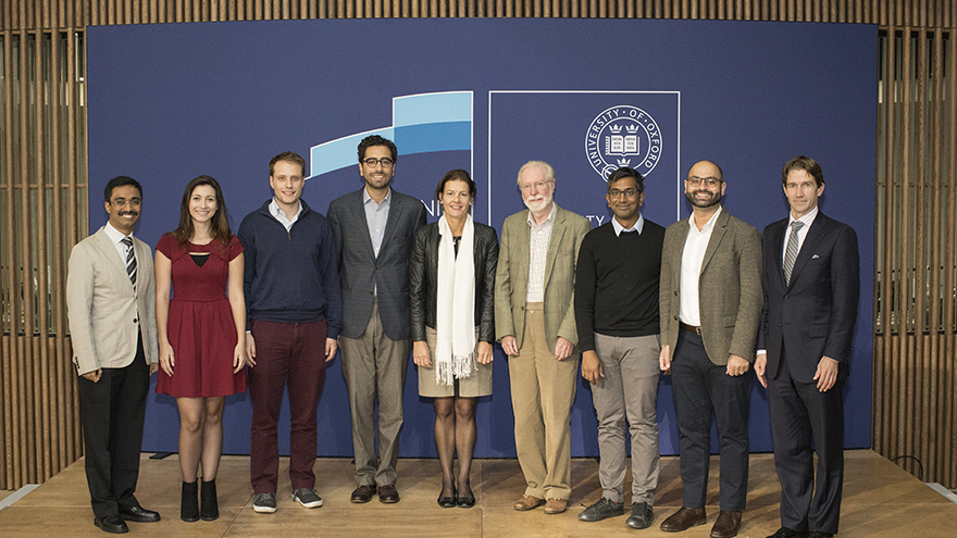 DPhil students with supervisors