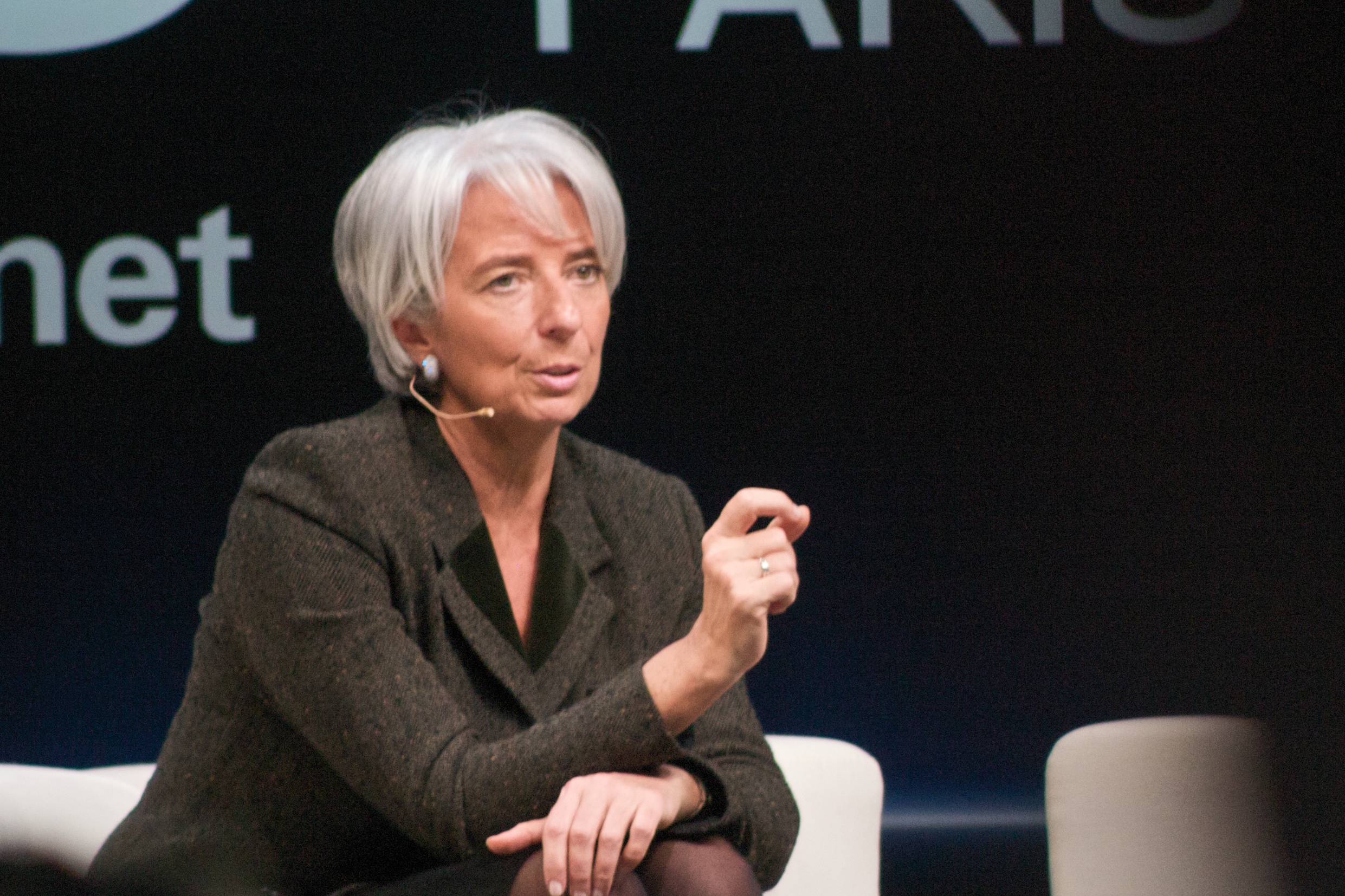 Photo of Christine Lagarde by Adam Tinworth via Flickr