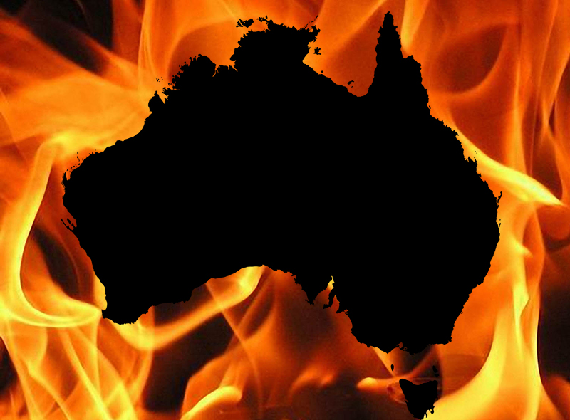 australia flames