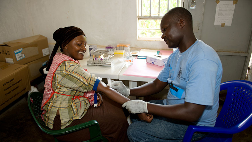 HIV testing in Uganda