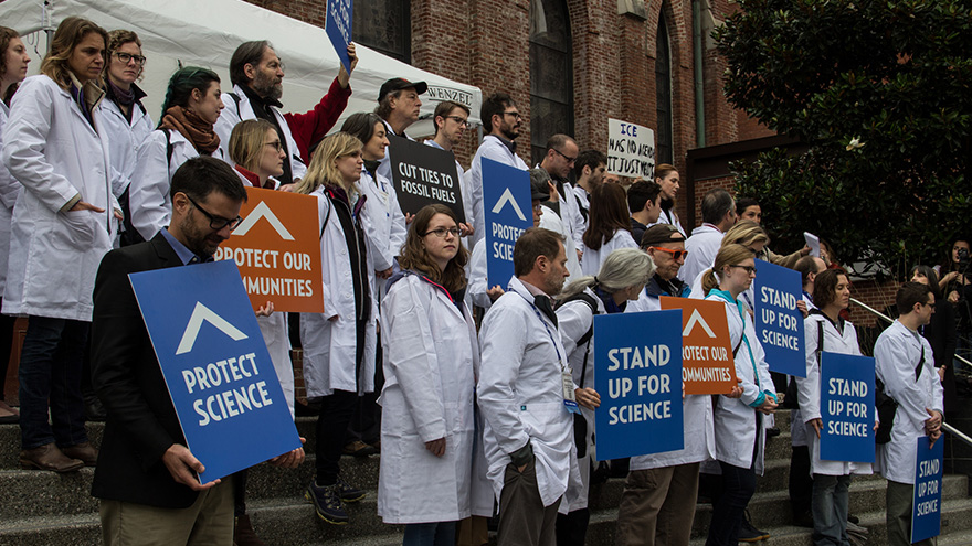 Stand Up For Science rally 