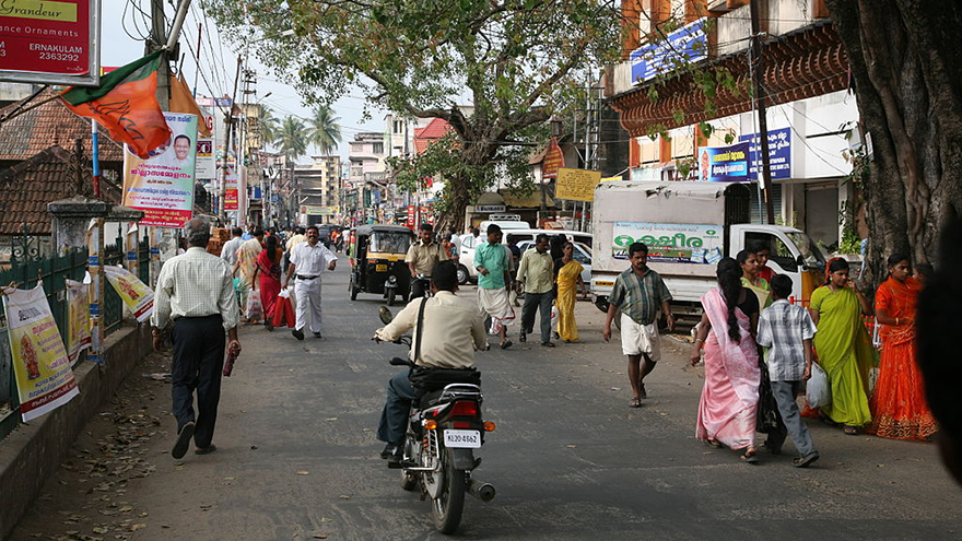 A street in Thiravananthapuram