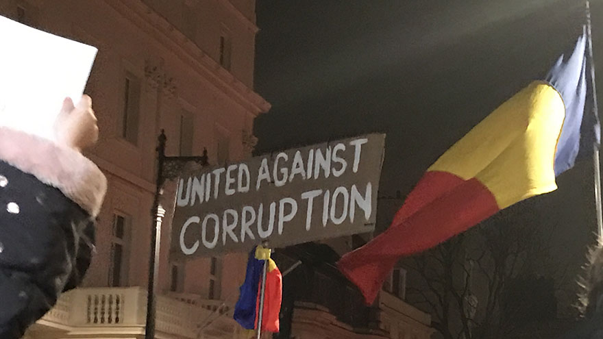 Anti-corruption protests in Romania