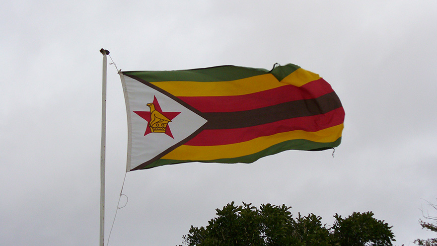 Zimbabwean flag.