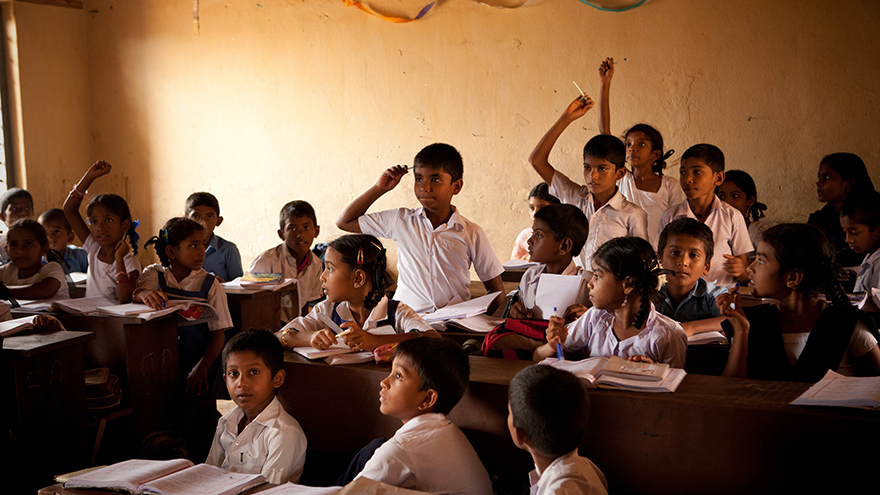 Schoolchildren in India