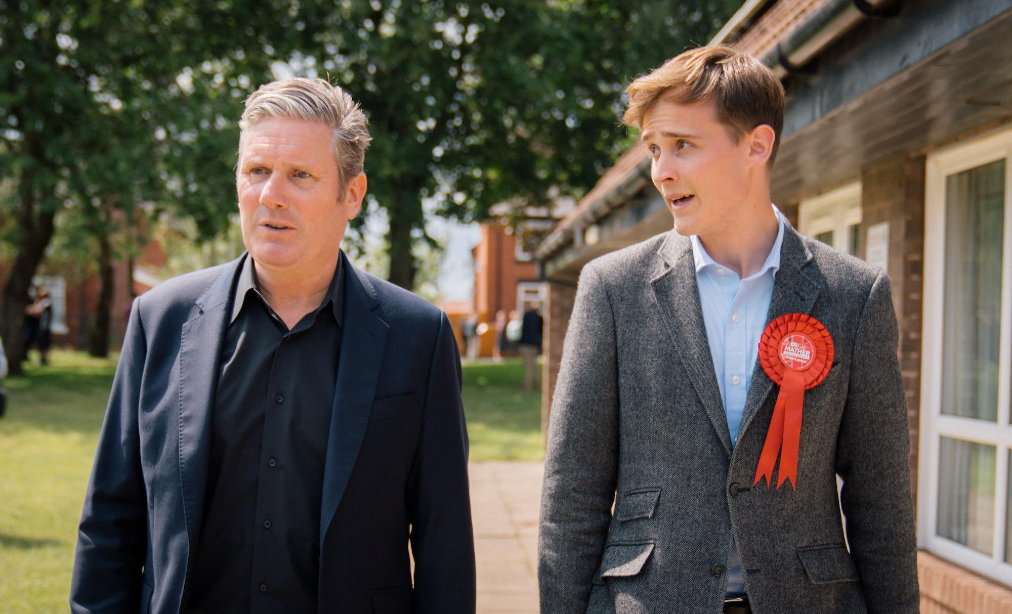 Keir Starmer next to Keir Mather