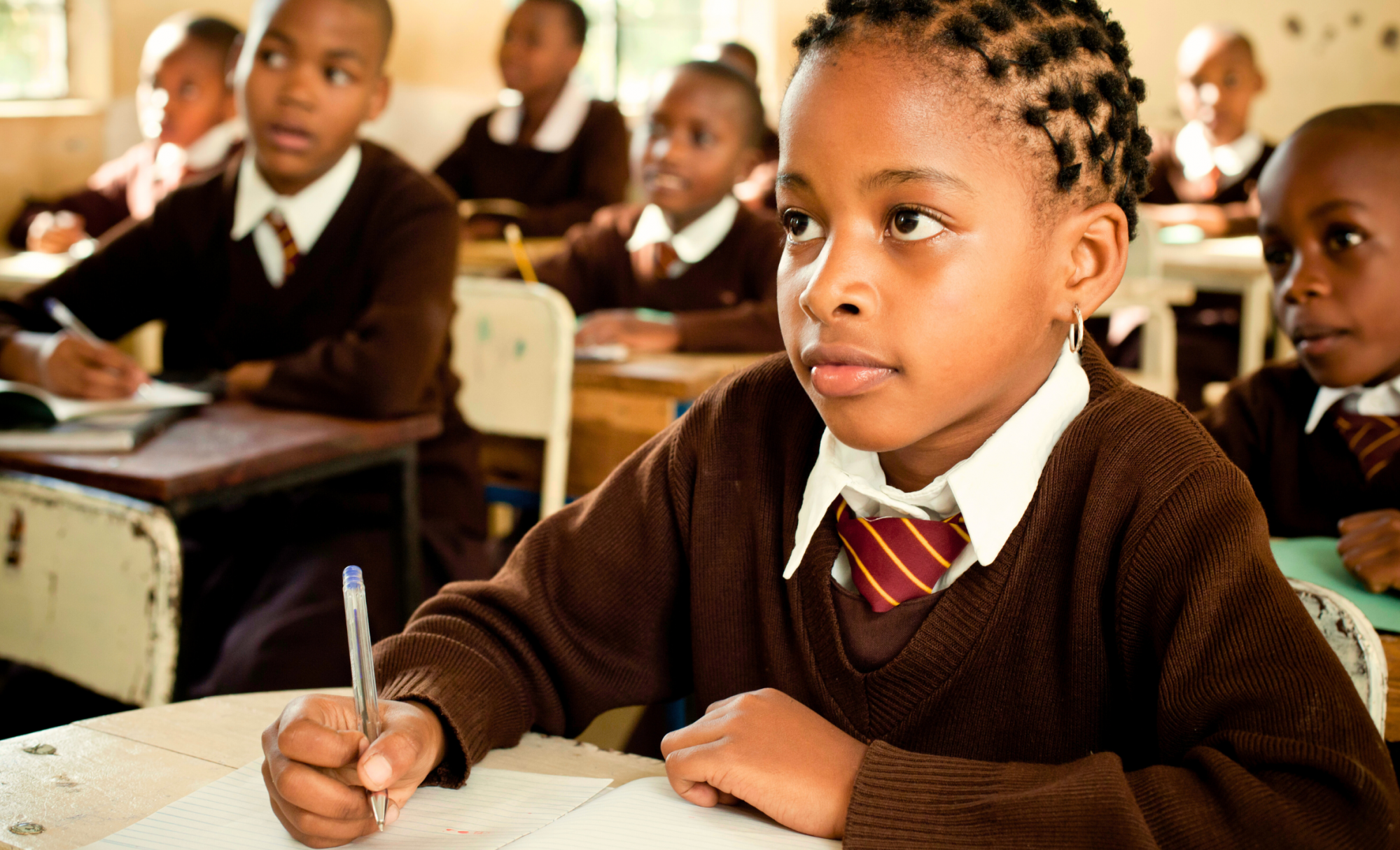 Children in school in Tanzania