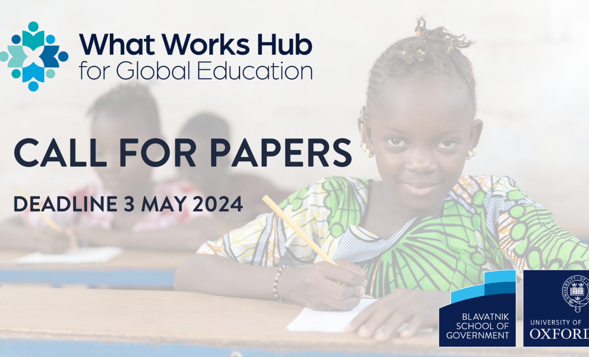 What Works Hub for Global Education call for papers (deadline 3 May 2024)