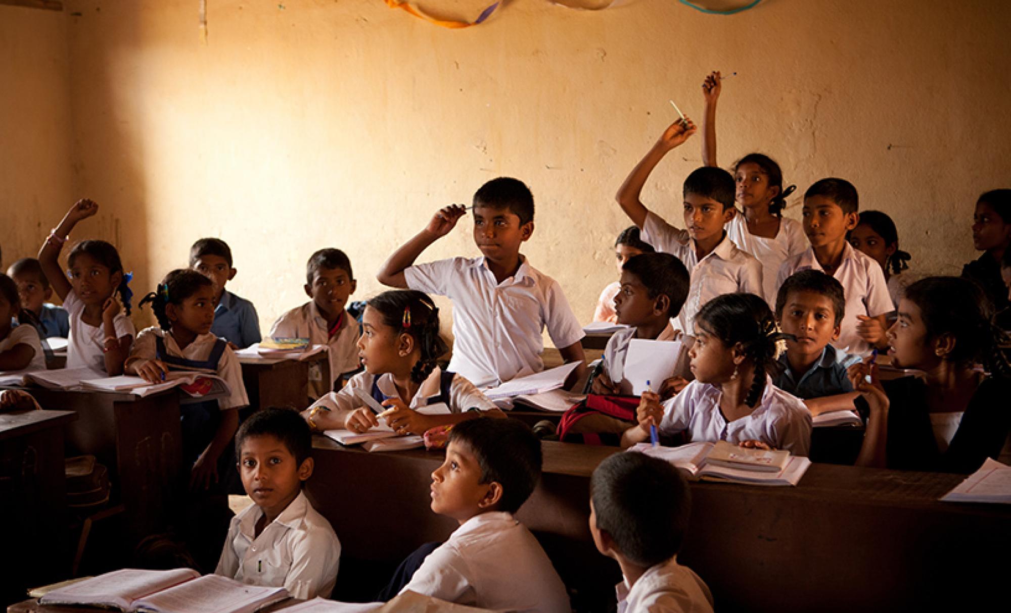 Schoolchildren in India