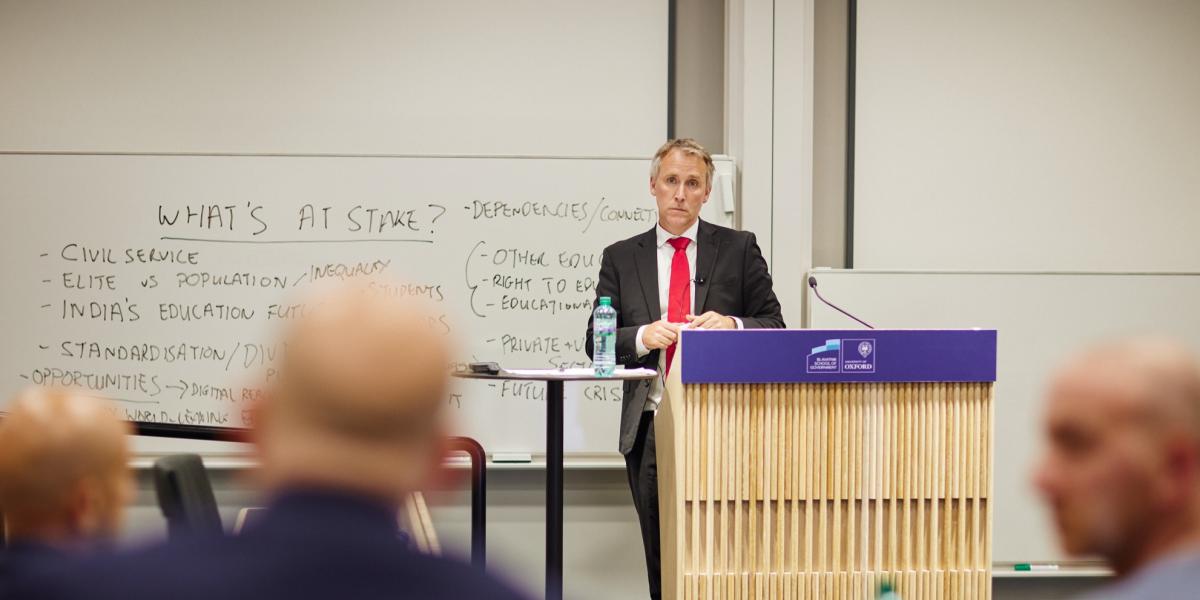 Case study workshop with Ciaran Martin