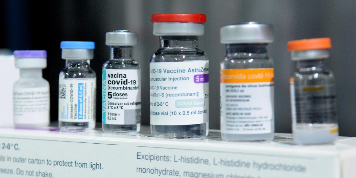 Covid vaccine bottles