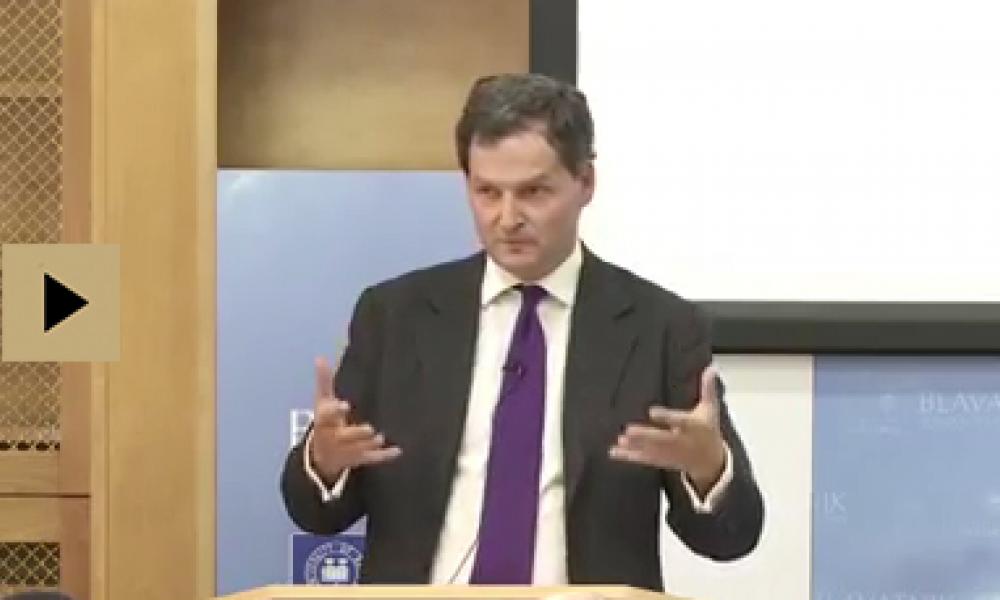 Sergio Jaramillo Caro Lecture Blavatnik School of Government