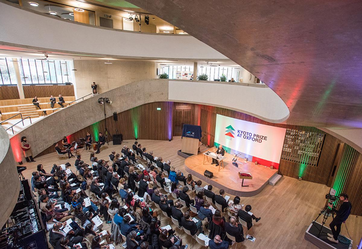The Blavatnik School's Inamori Forum during the Kyoto Prize at Oxford