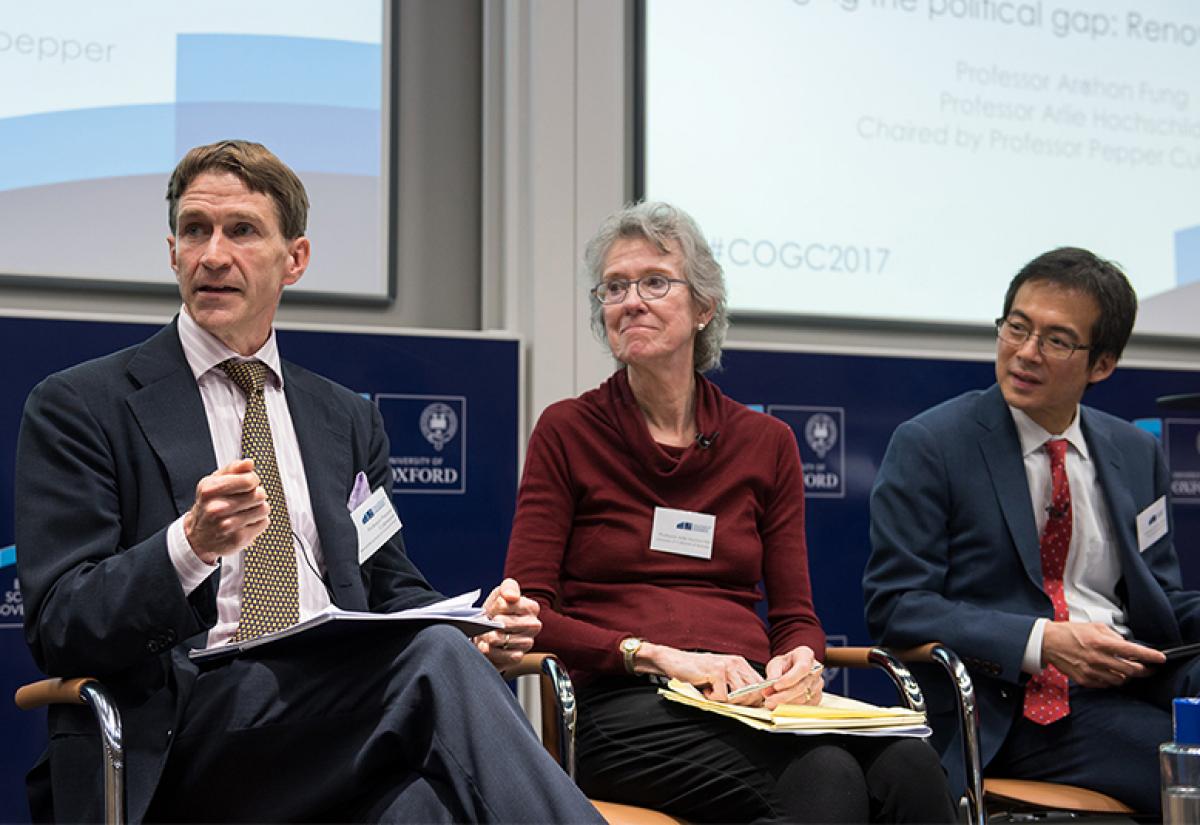 Image: Professor Culpepper at the Challenges of Government Conference 2017. Photo by: John Cairns.