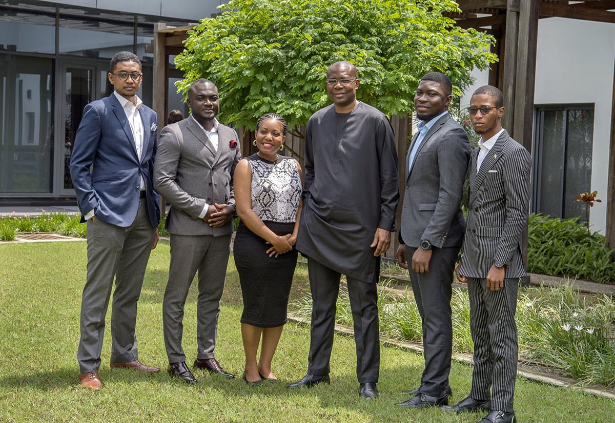 Group photo of AIG Scholars 2019-20