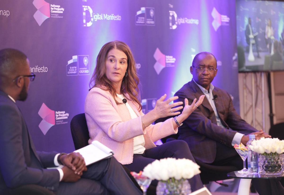 Melinda Gates and Strive Masiwiya