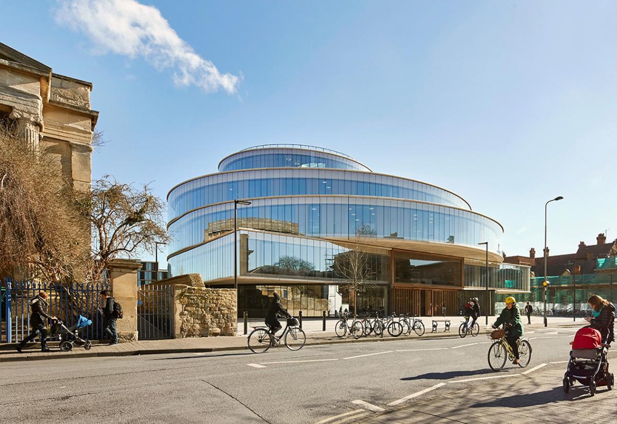 Blavatnik School of Government building from the street