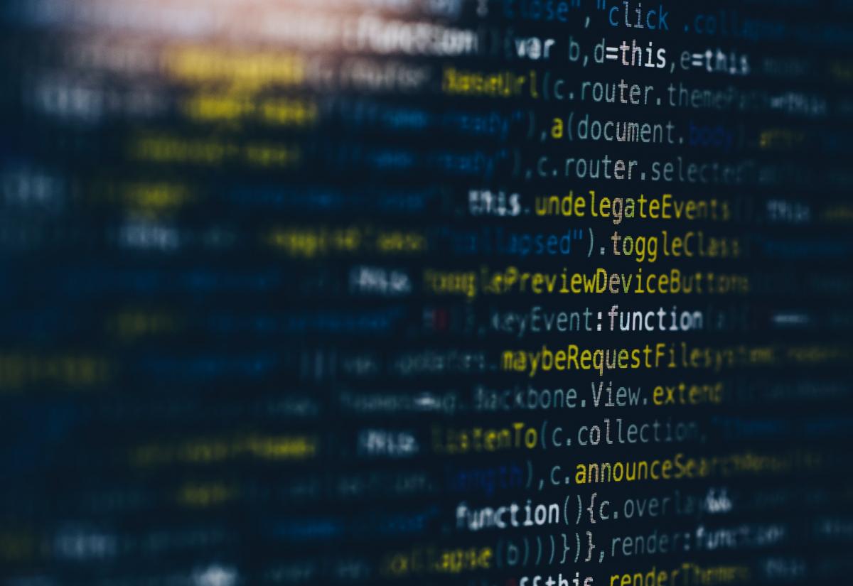 Data on a screen
