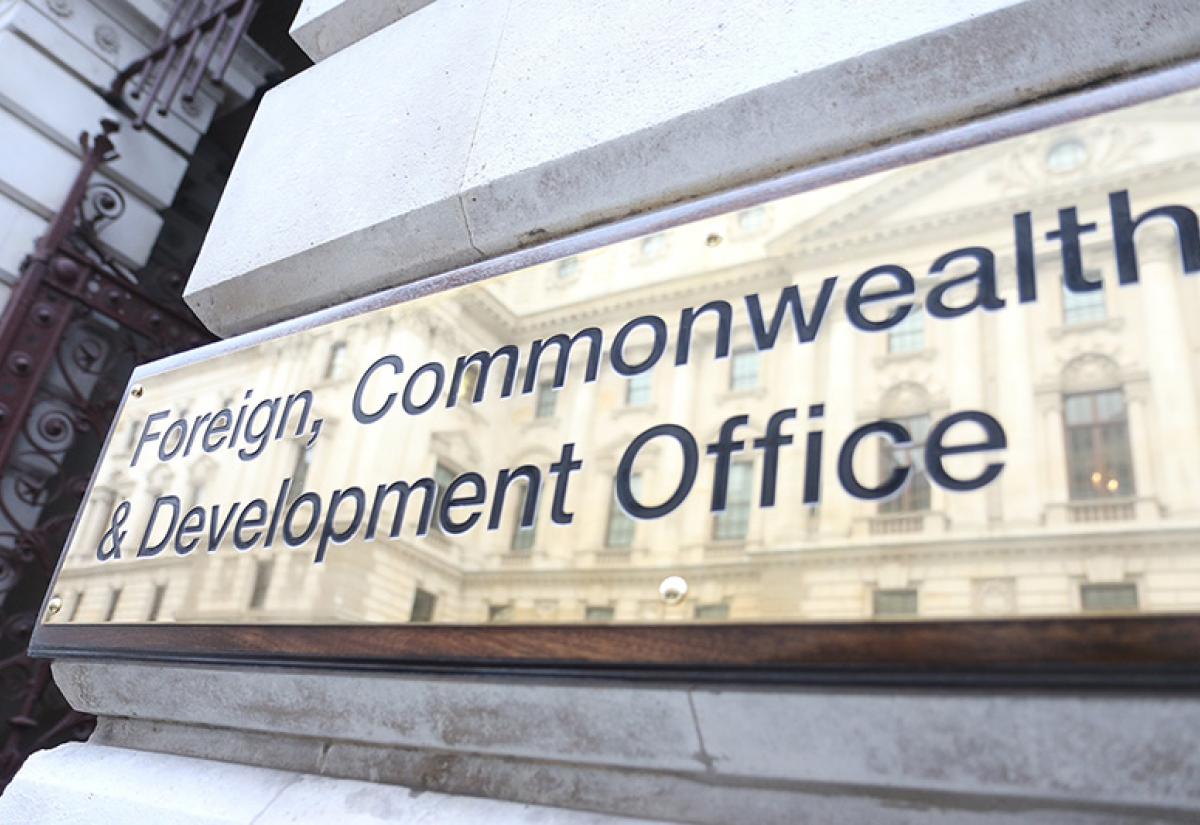 Exterior of the Foreign, Commonwealth & Development Office