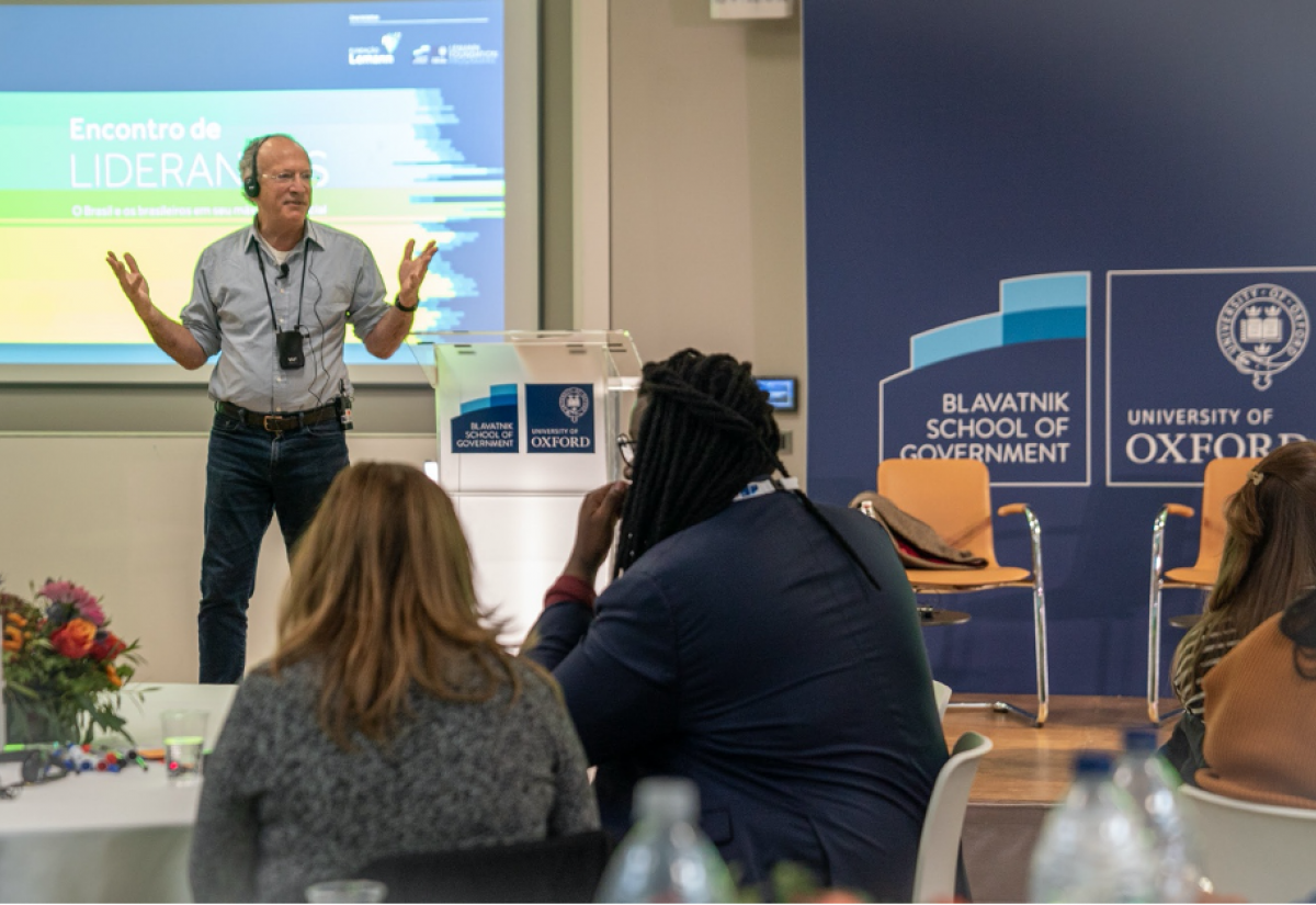 Chris Stone during his workshop in front of a full audience