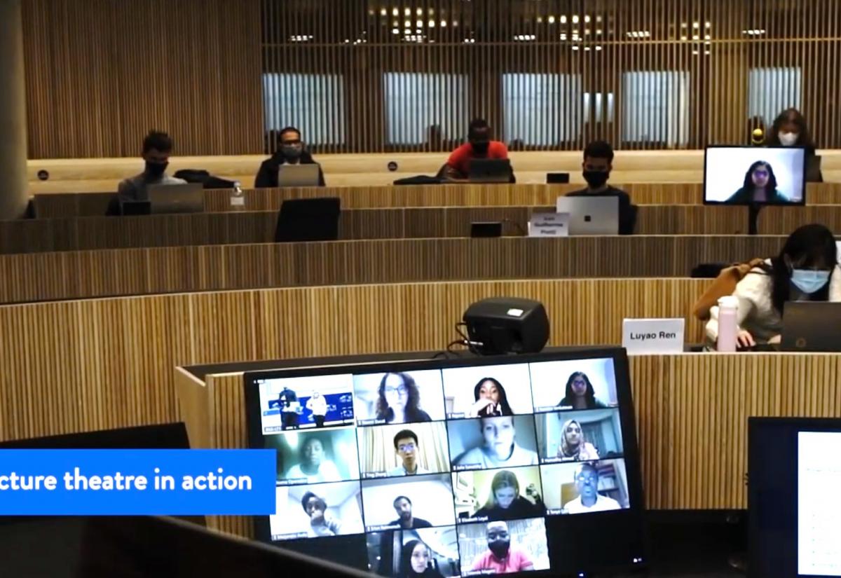 Hybrid lecture theatre
