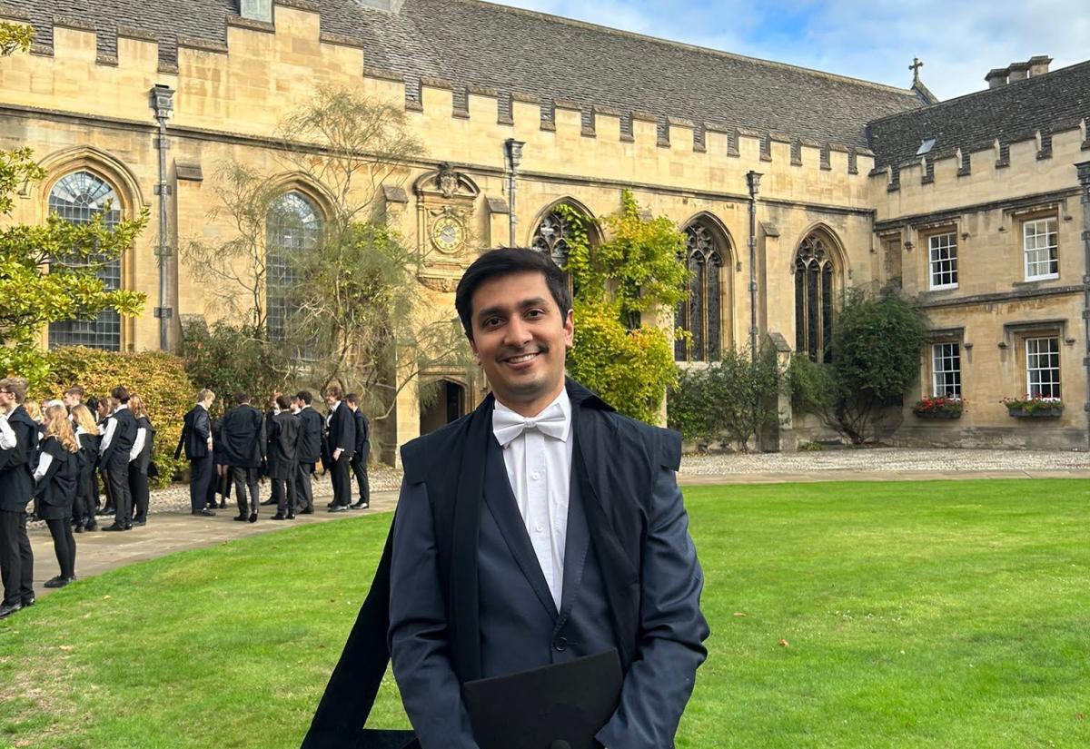 Utkarsh Saxena at matriculation