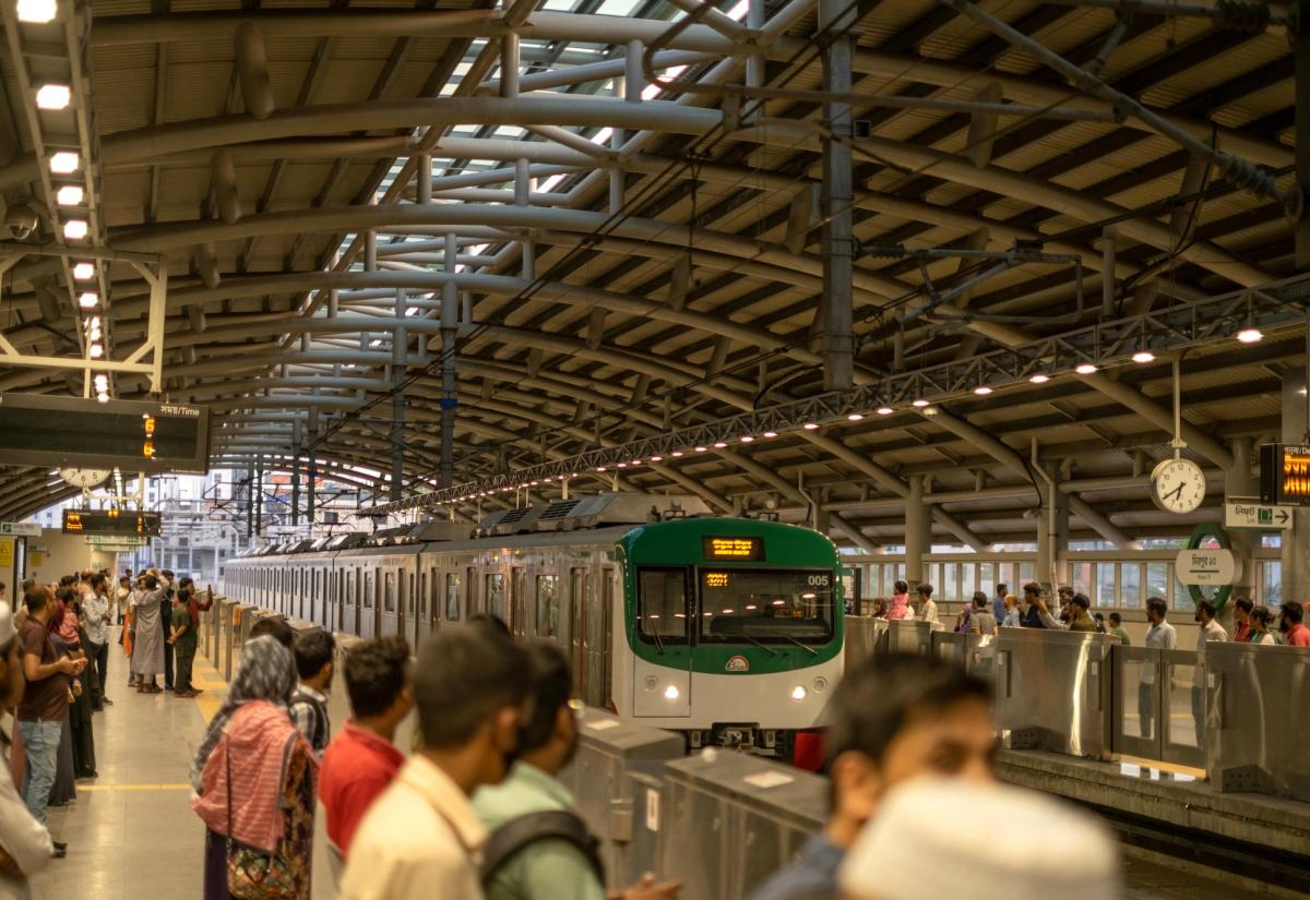 Photo of a train station by Shuvra Podder on Unsplash