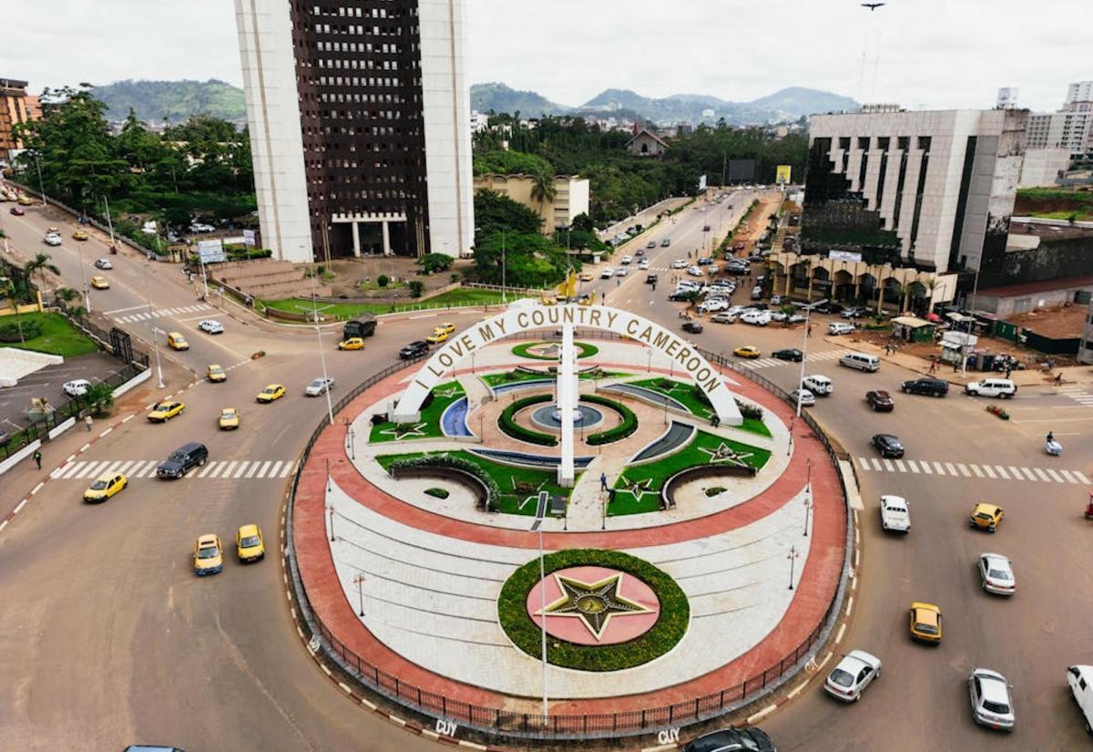 Roundabout in Cameroon