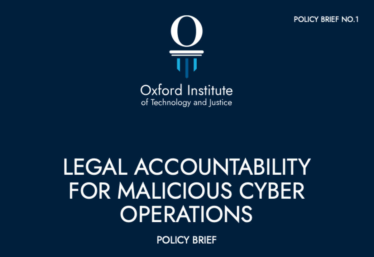The cover page of the brief