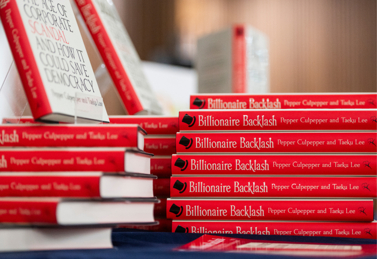 Billionaire backlash book