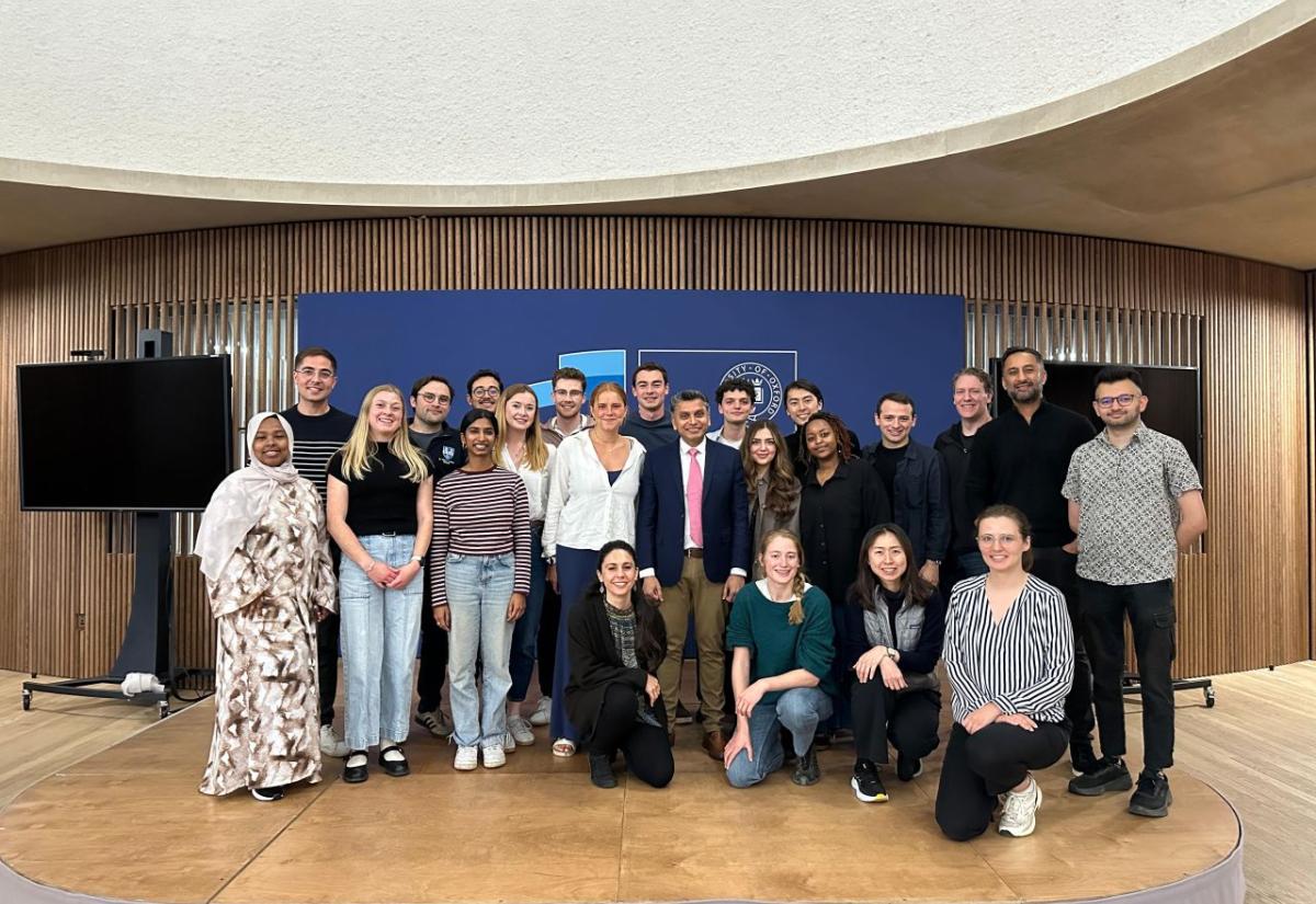 Picture of students at the Blavatnik School of Government