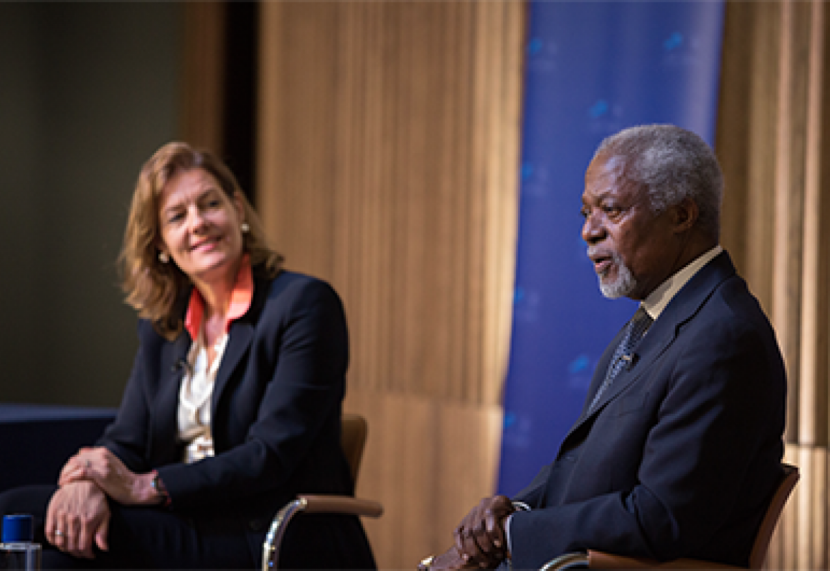 Kofi Annan In Conversation with Ngaire Woods 