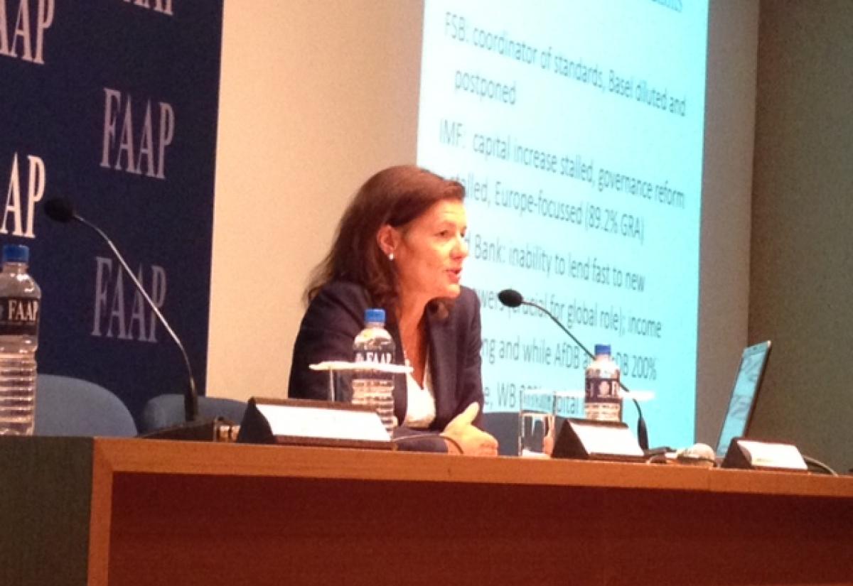 ngaire woods in brazil conference