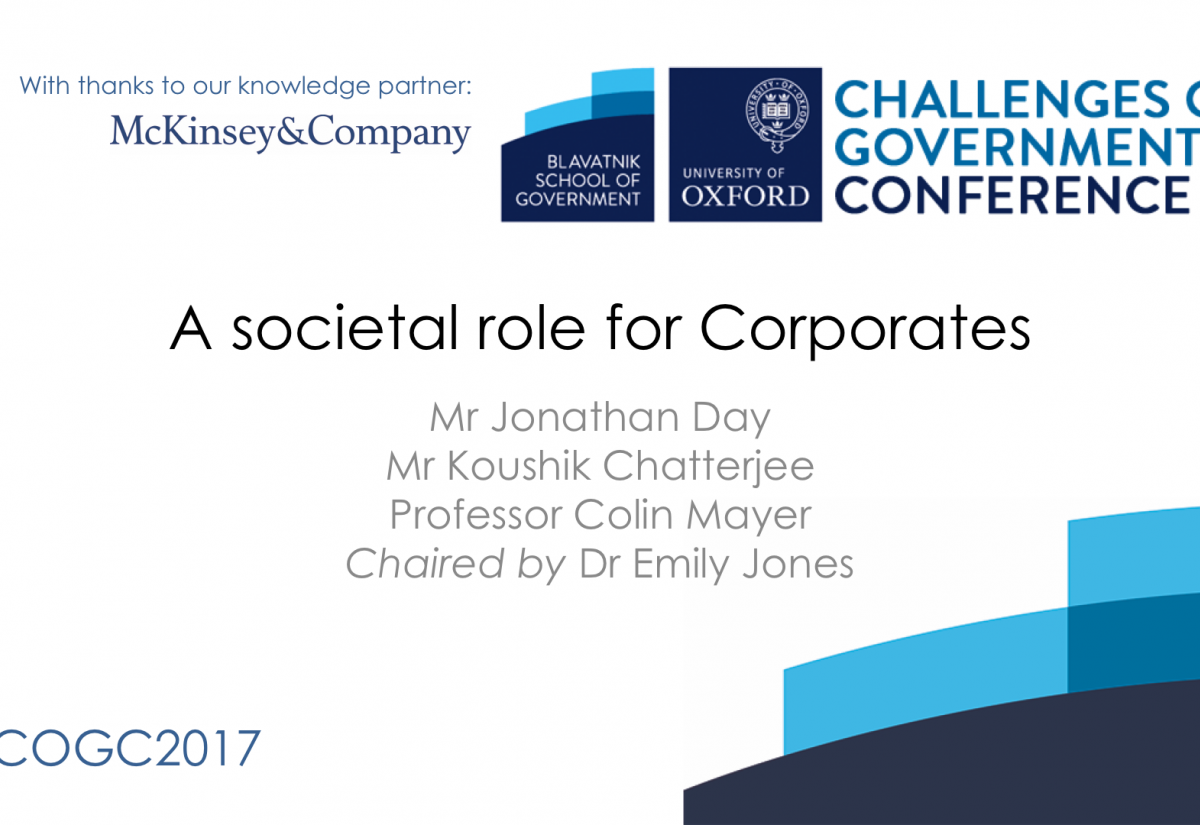 Economy deep dive: A societal role for Corporates