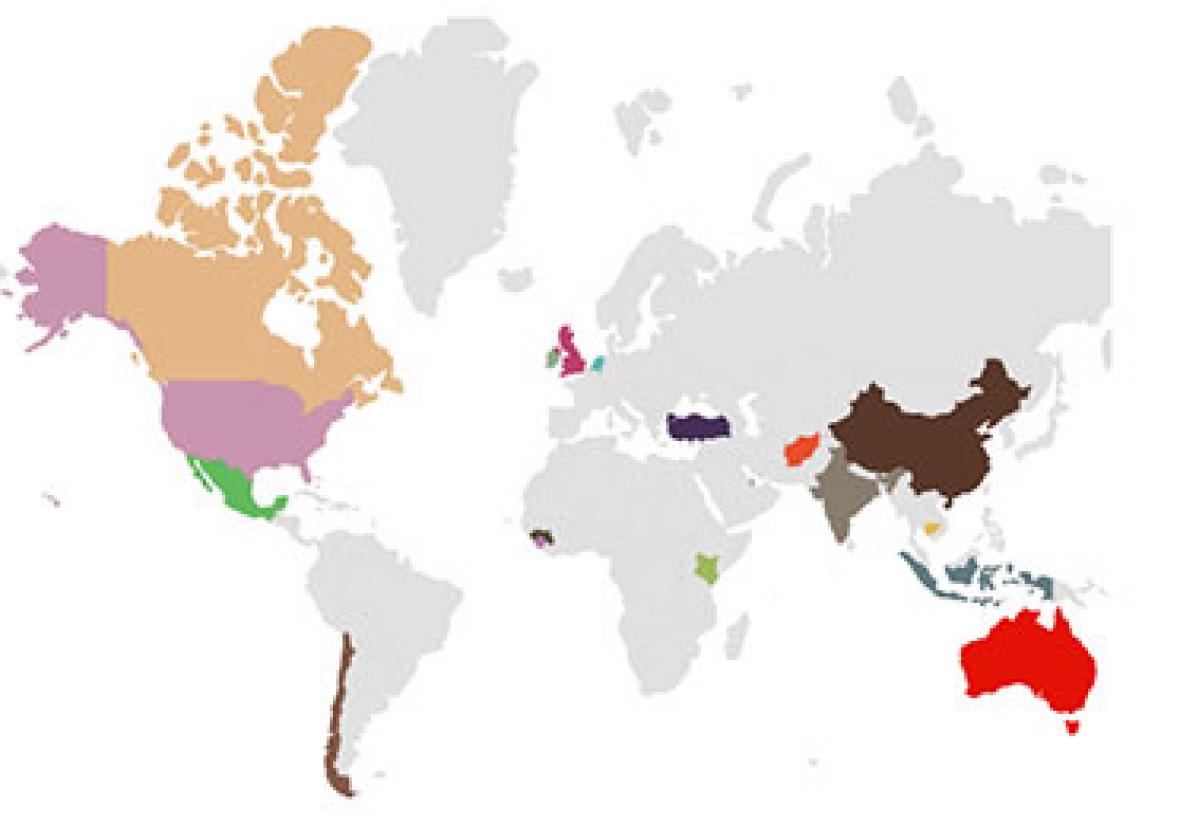 Map of the world
