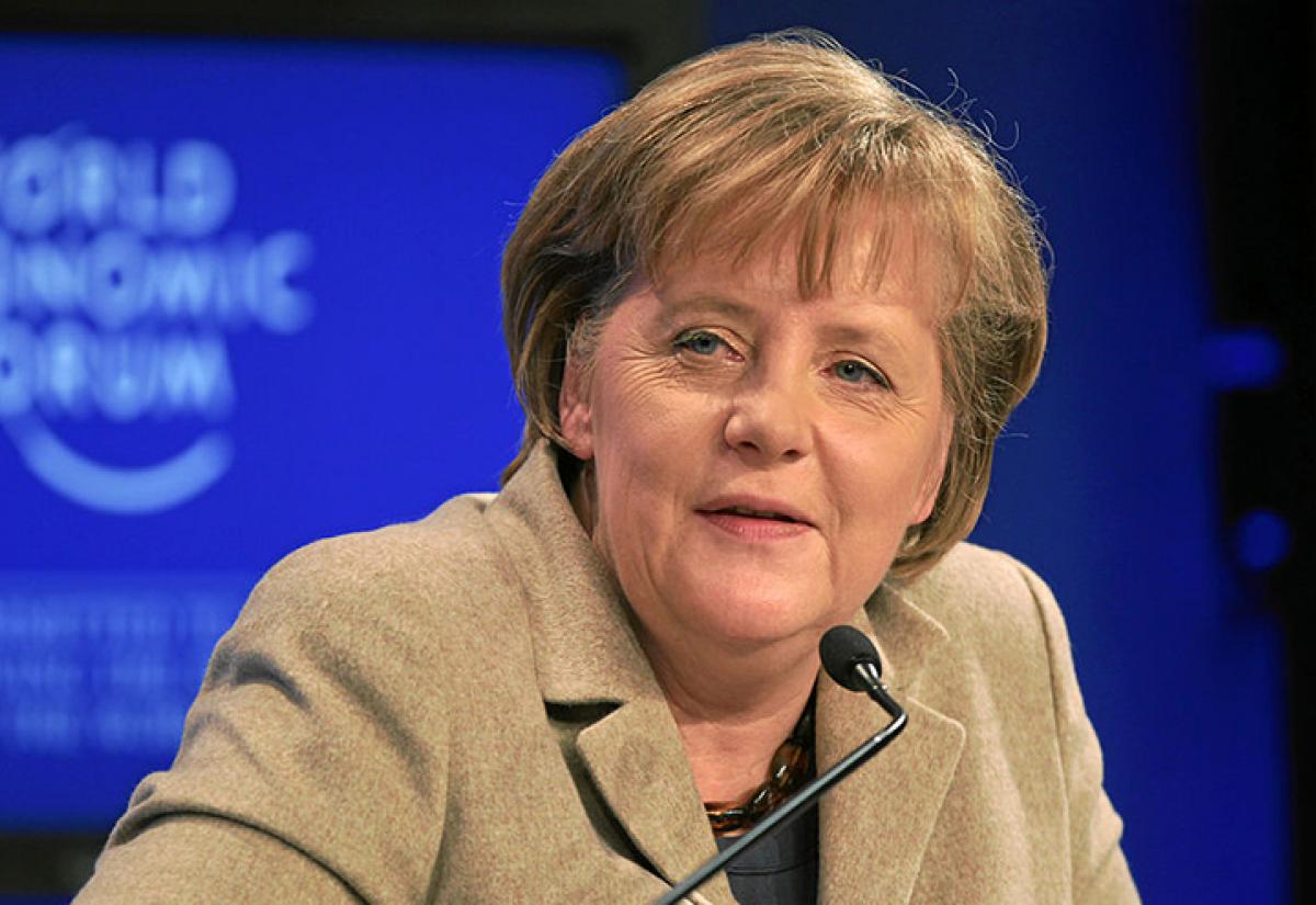 Angela Merkel at World Economic Forum 2011