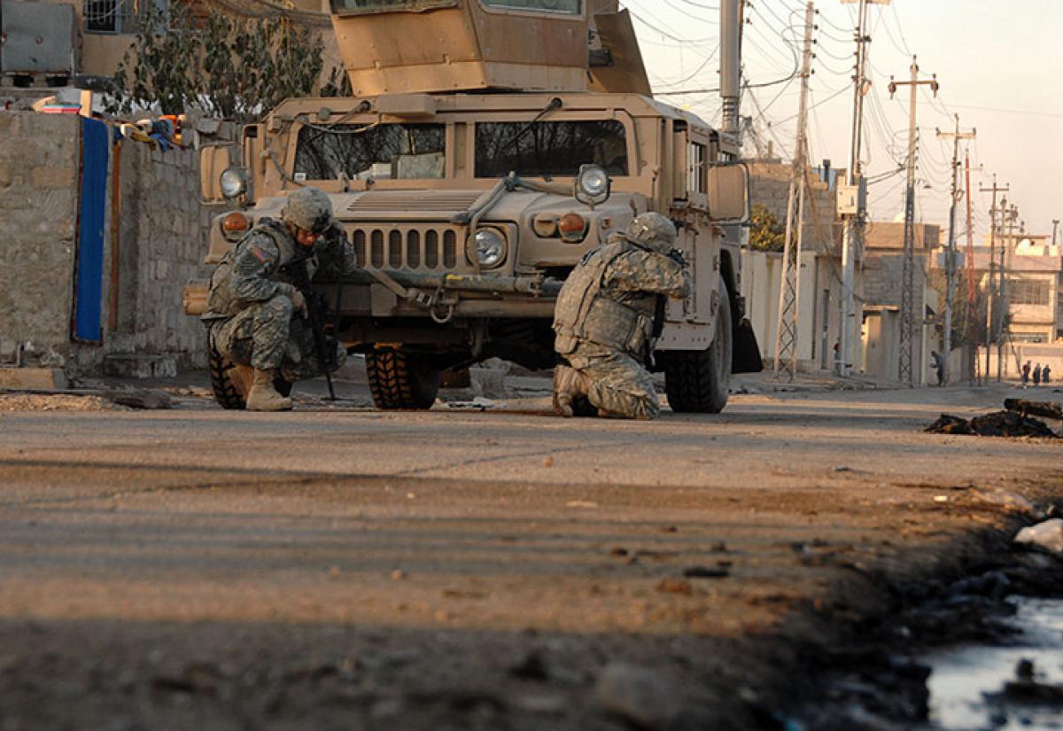 US soldiers in Mosul