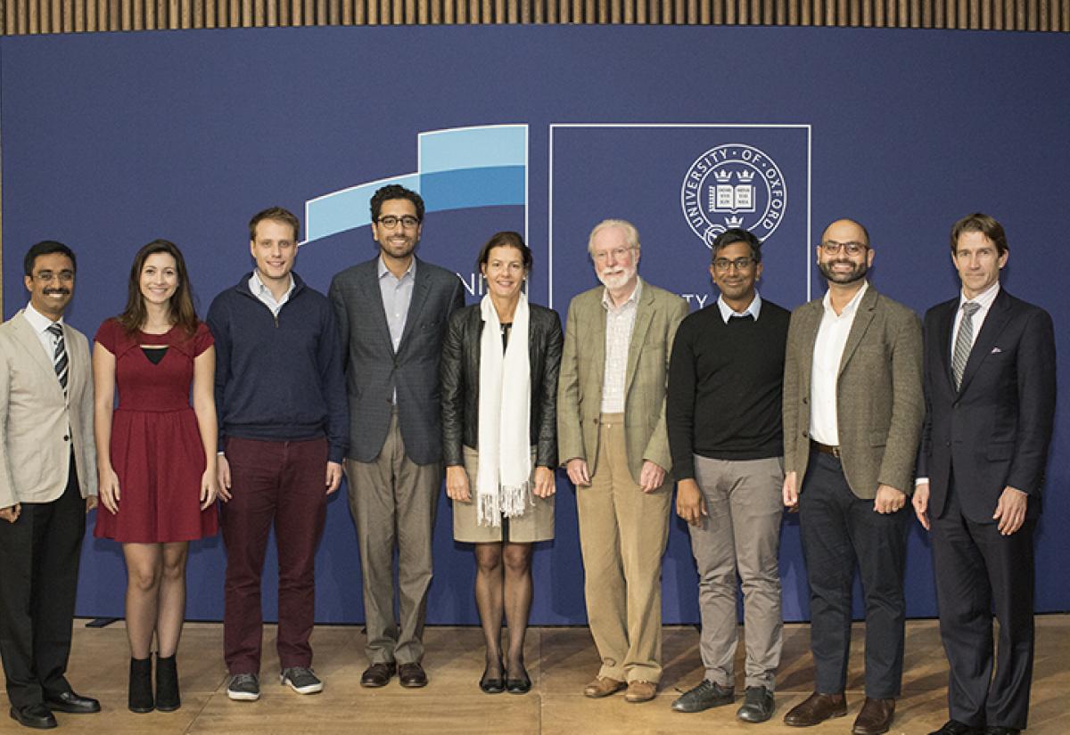 DPhil students with supervisors