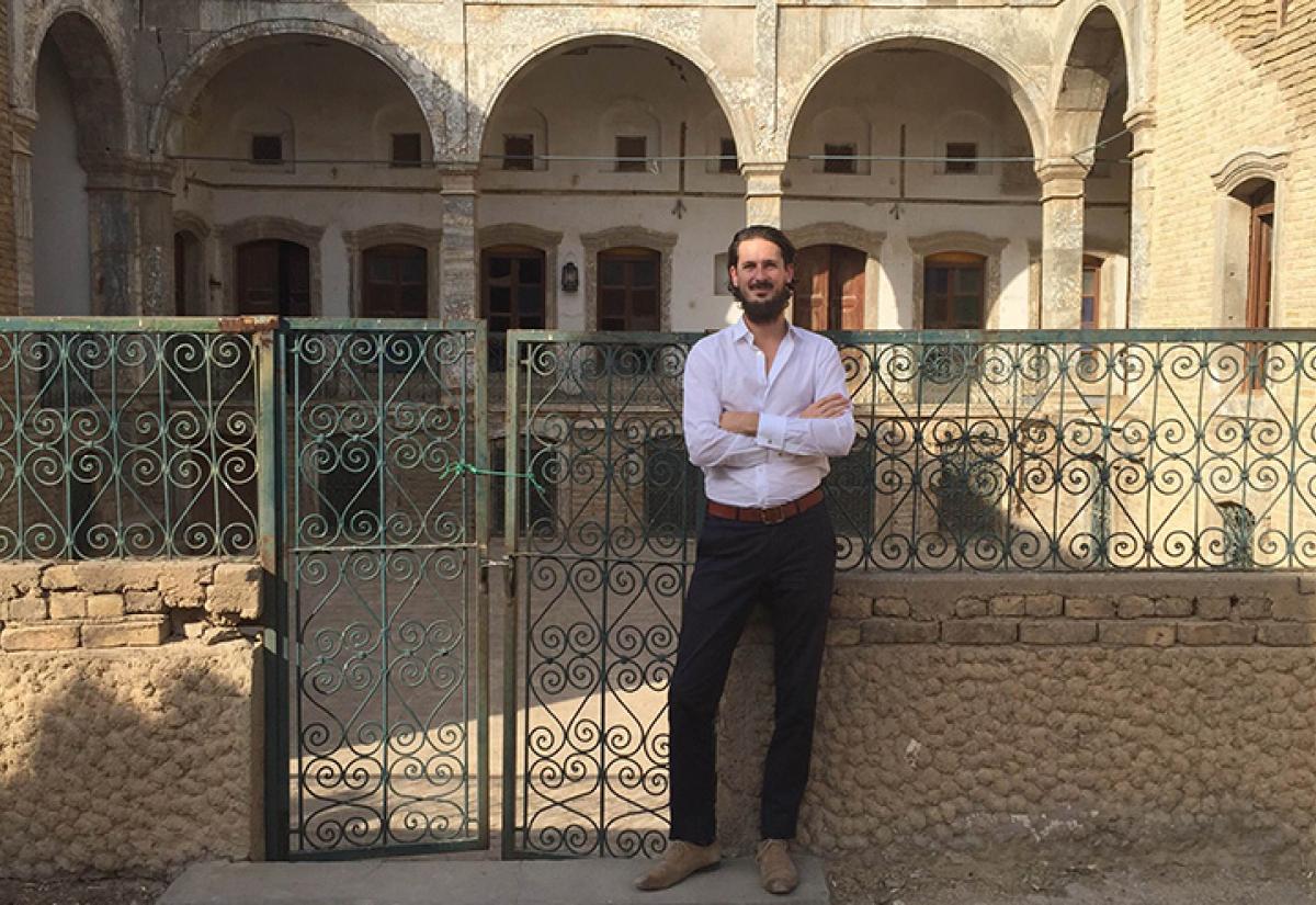 MPP student Cameron Bell in Iraq