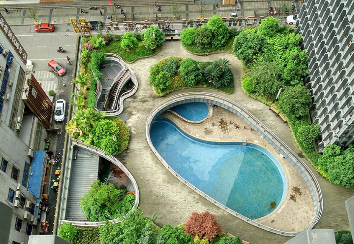 The city of Chengdu Tianfu in China.