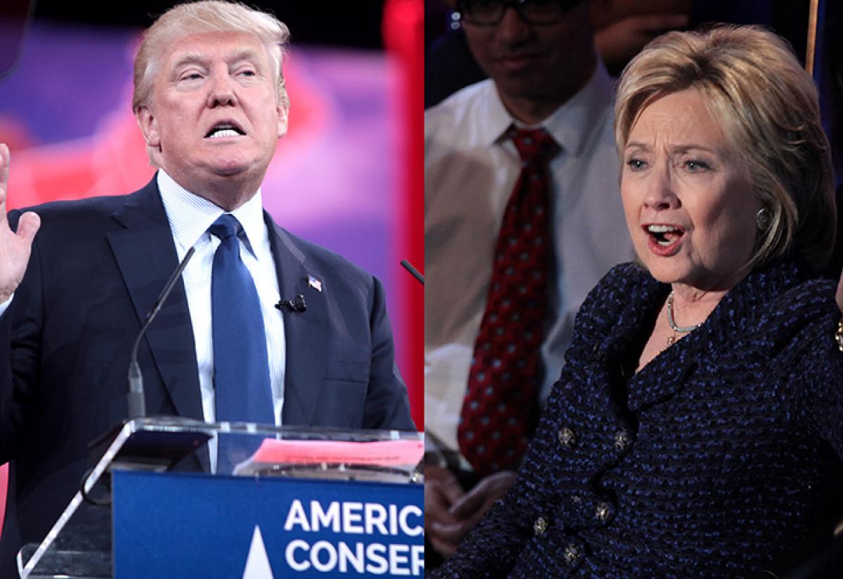 Trump and Clinton