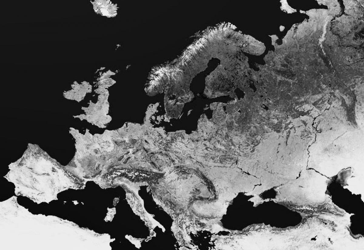 Europe_satellite_globe